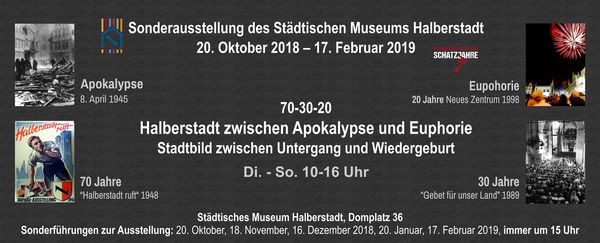 Ausstellung 70 | 30 | 20, Grafik: Städtisches Museum Halberstadt