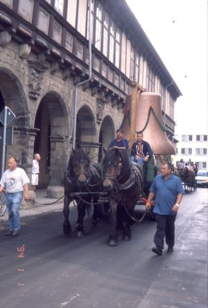 Glockentransport, Foto: Städtisches Museum Halberstadt